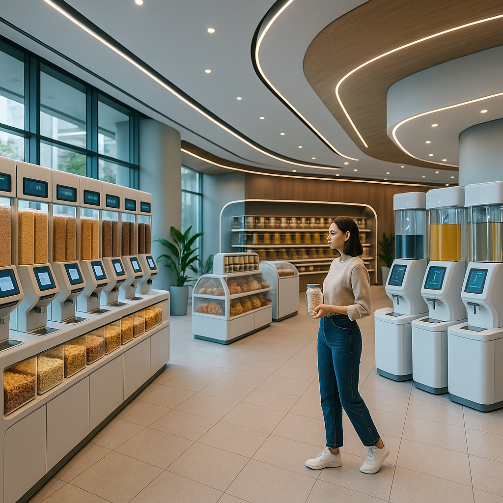 A Revolução Verde do Varejo: Máquinas Inteligentes e Consumo sem Desperdício